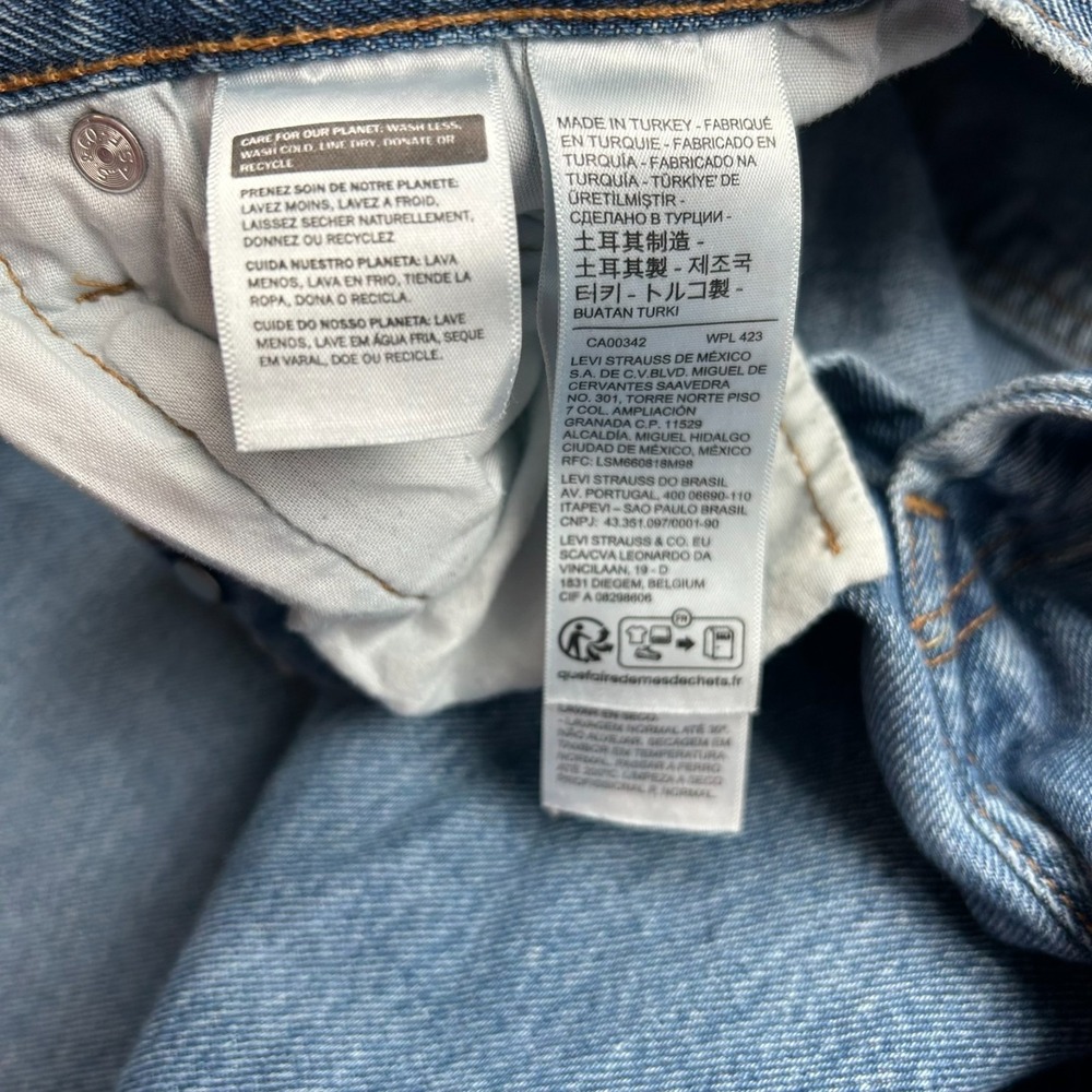 Levi's 501XX Button Fly Jeans Womens 24W (44x26) Straight Leg Medium Wash - Picture 8 of 15